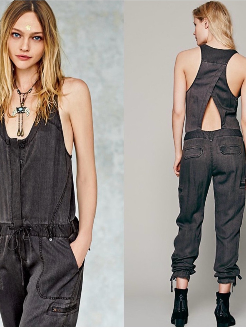 Free People Roaring Utility jumpsuit